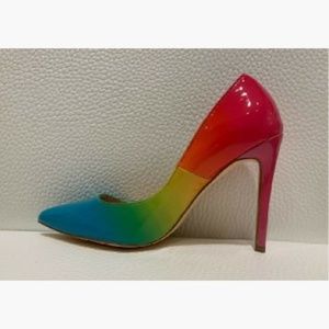 zaney rainbow pumps